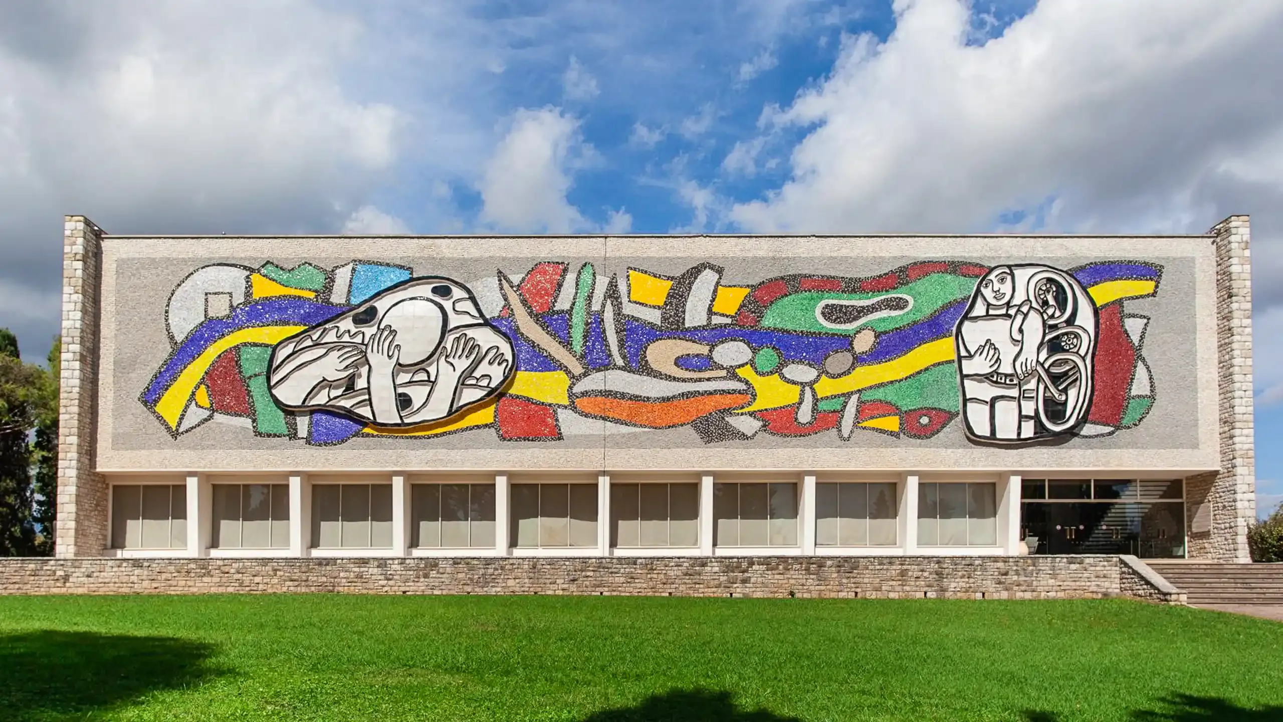 Musée national Fernand Léger à Biot à visiter avec le Pass Patrimoine © Musées nationaux du XXe siècle des Alpes-Maritimes / Gilles Erhentrant