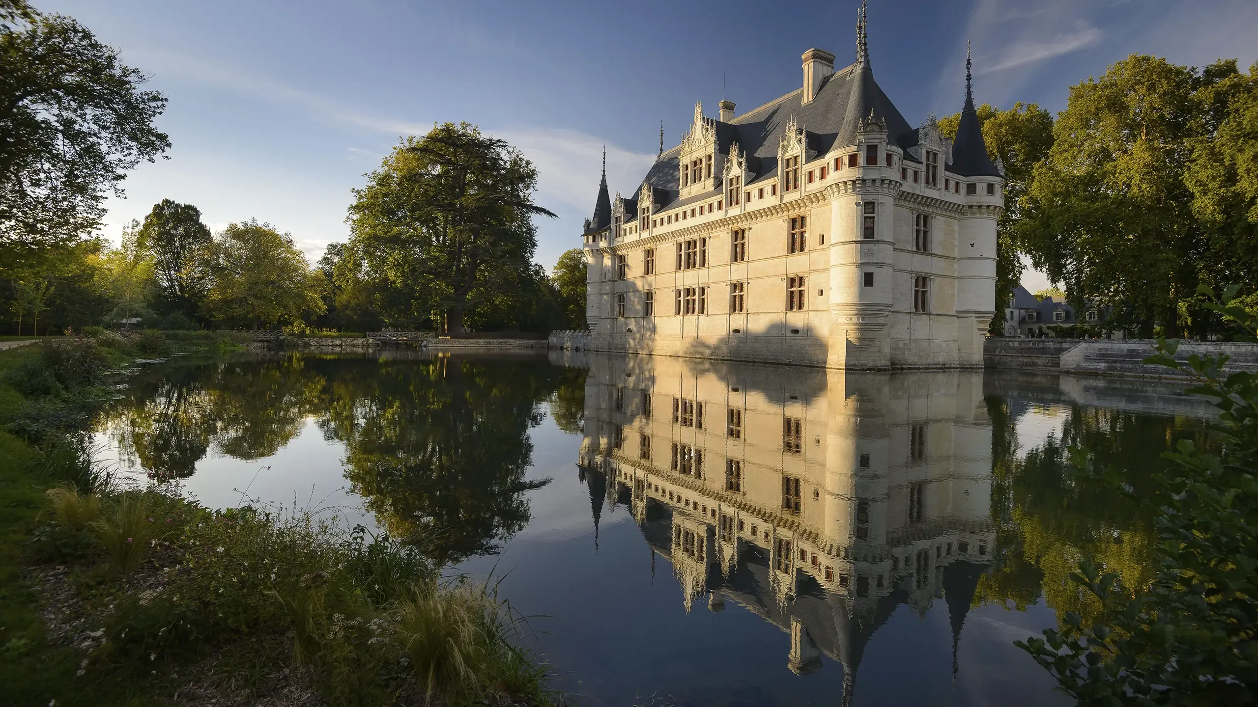 Château d’Azay-le-Rideau à visiter dans le Vale de Loire avec le Pass Patrimoine © Léonard De Serres