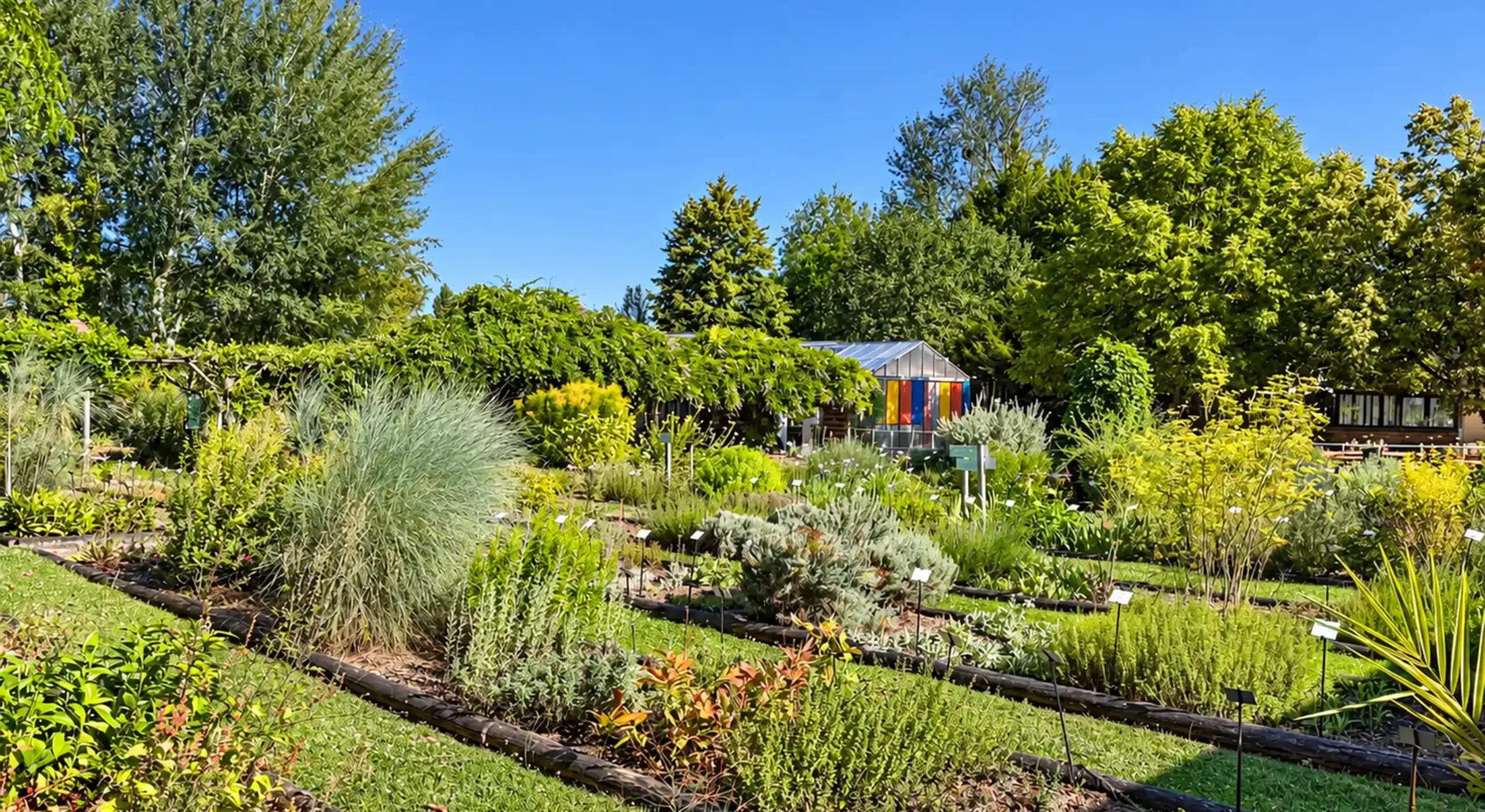 Visitez le Conservatoire National des Plantes à Parfum, Aromatiques et Médicinales, en Essonne, avec le Pass Patrimoine. © CNPMAI