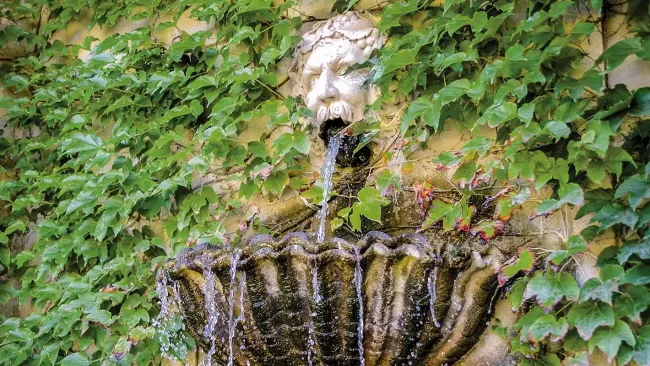 Chateau de Margon, Jardin buffet d’eau © Camille de Margon