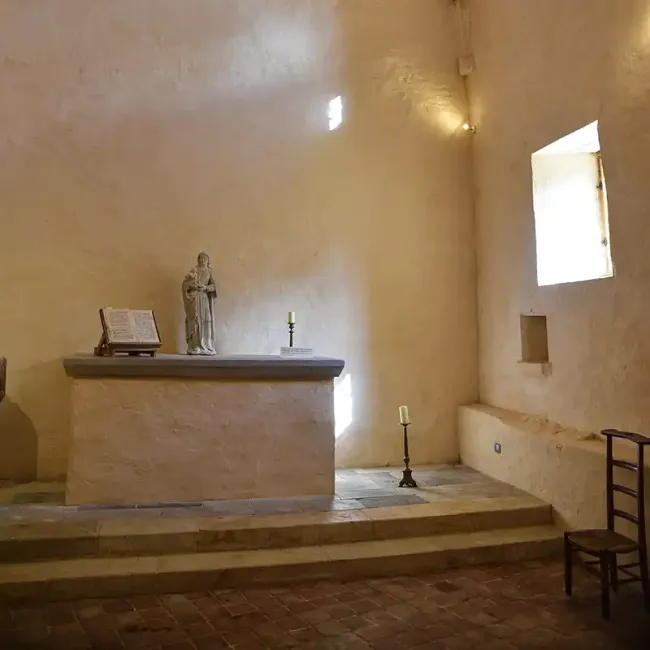 Chapelle castrale du château d'Oricourt © Jean-Pierre Cornevaux