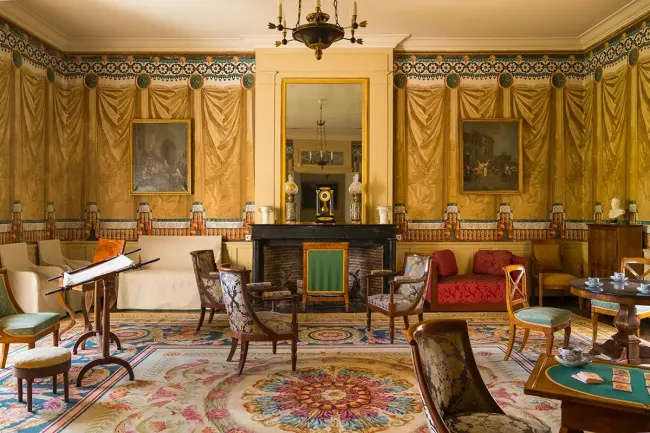 Musée Balzac, grand salon du château de Saché © Stevens Frémont