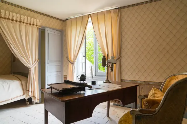 Chambre de Balzac au château de Saché © Stevens Frémont