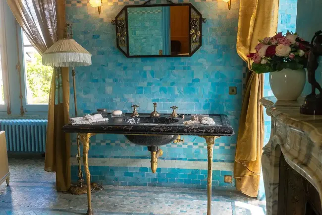 Une des salles de bain du domaine de Candé © Christophe Raimbault CD37
