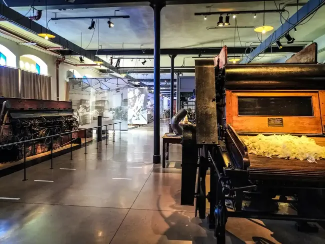 La partie technique de l'atelier-musée Chapeau © Yvan Perreton