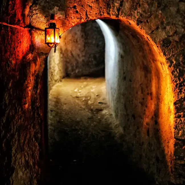 Souterrains du château de Meung-sur-Loire © Pierre Holley