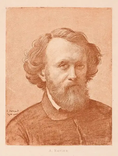 Portrait d'Auguste Ravier par Louis Janmot © Maison Ravier