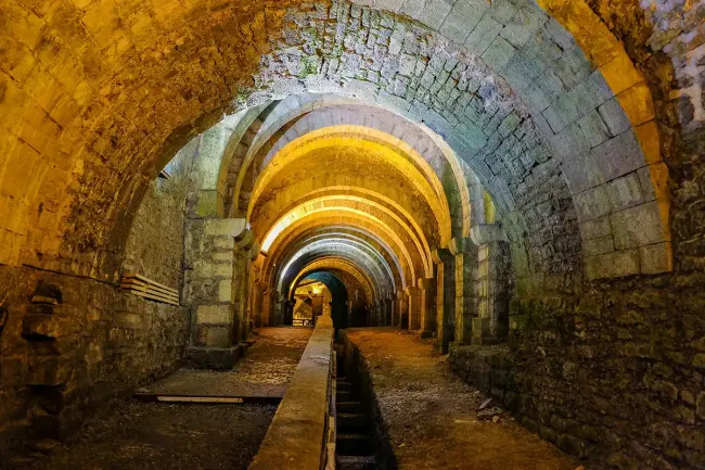 La galerie souterraine de la Grande Saline de Salins-les-Bains © Anne-Gaëlle Laborde-Ceyrac