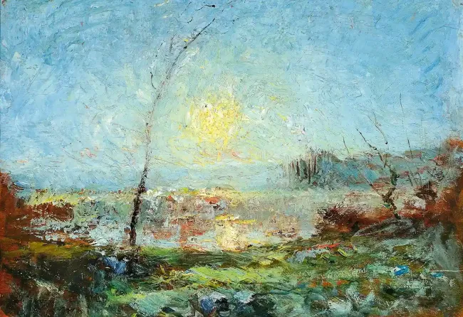 François Auguste Ravier Etang de la Levaz © Maison Ravier