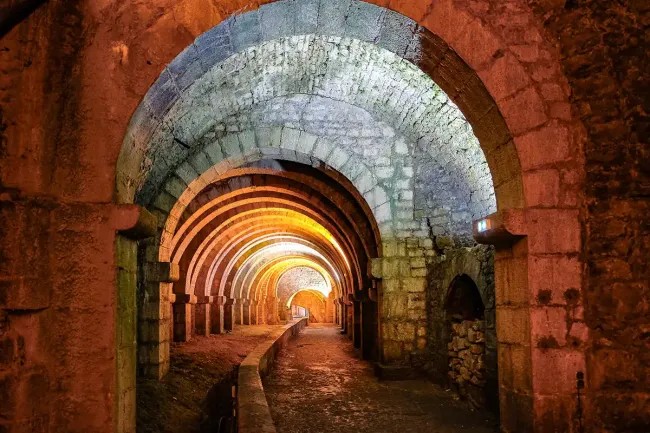 La galerie souterraine de la Grande Saline de Salins-les-Bains © Anne-Gaëlle Laborde-Ceyrac