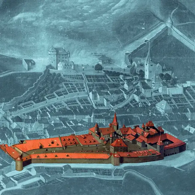 Détail Nicolas Richard à la Grande Saline de Salins-les-Bains © Musée de la Ville de Salins-les-Bains