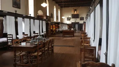Visitez l'Hotel Dieu de Louhans, en Saône-et-Loire, avec le Pass Patrimoine. © Doriane Blin